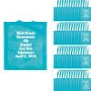 15 X 17 Bulk 144 Pc. Personalized Large Light Blue Nonwoven Tote Bags<Oriental Trading Shop