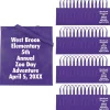 15" X 17" Bulk 300 Pc. Personalized Large Purple Nonwoven Tote Bags<Oriental Trading New