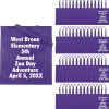 15 X 17 Bulk 144 Pc. Personalized Large Purple Nonwoven Tote Bags<Oriental Trading Shop