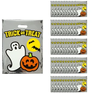 12 1/2" X 17" Bulk 50 Pc. Plastic Reflective Halloween Goody Bags<Oriental Trading Hot