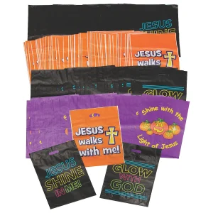 12 1/2" X 17" Bulk 250 Pc. Religious Halloween Plastic Goody Bag Assortment<Oriental Trading Shop