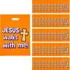 12 1/2" X 17" Bulk 50 Pc. Walk Safely With Jesus Goody Bags<Oriental Trading Discount