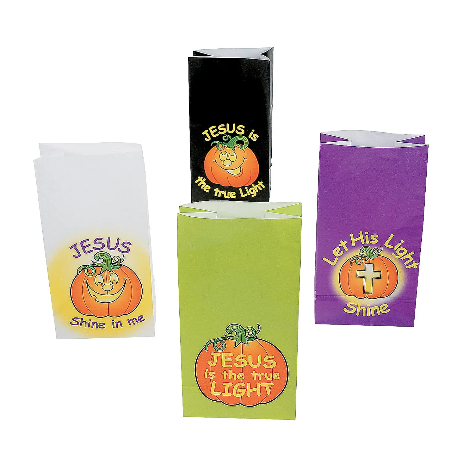 x__christian_pumpkin_tr_2-1.webp 5 1/4" X 10" Christian Pumpkin Treat Bags - 12 Pc.<Oriental Trading Best