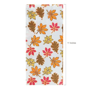 5 1/2" X 11" Fall Leaf Cellophane Bags - 12 Pc.<Oriental Trading Shop