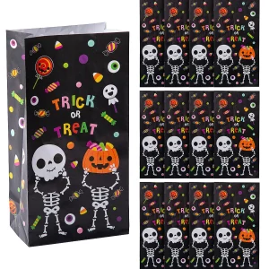 5" X 10" Halloween Boo Crew Paper Treat Bags - 12 Pc.<Oriental Trading Cheap