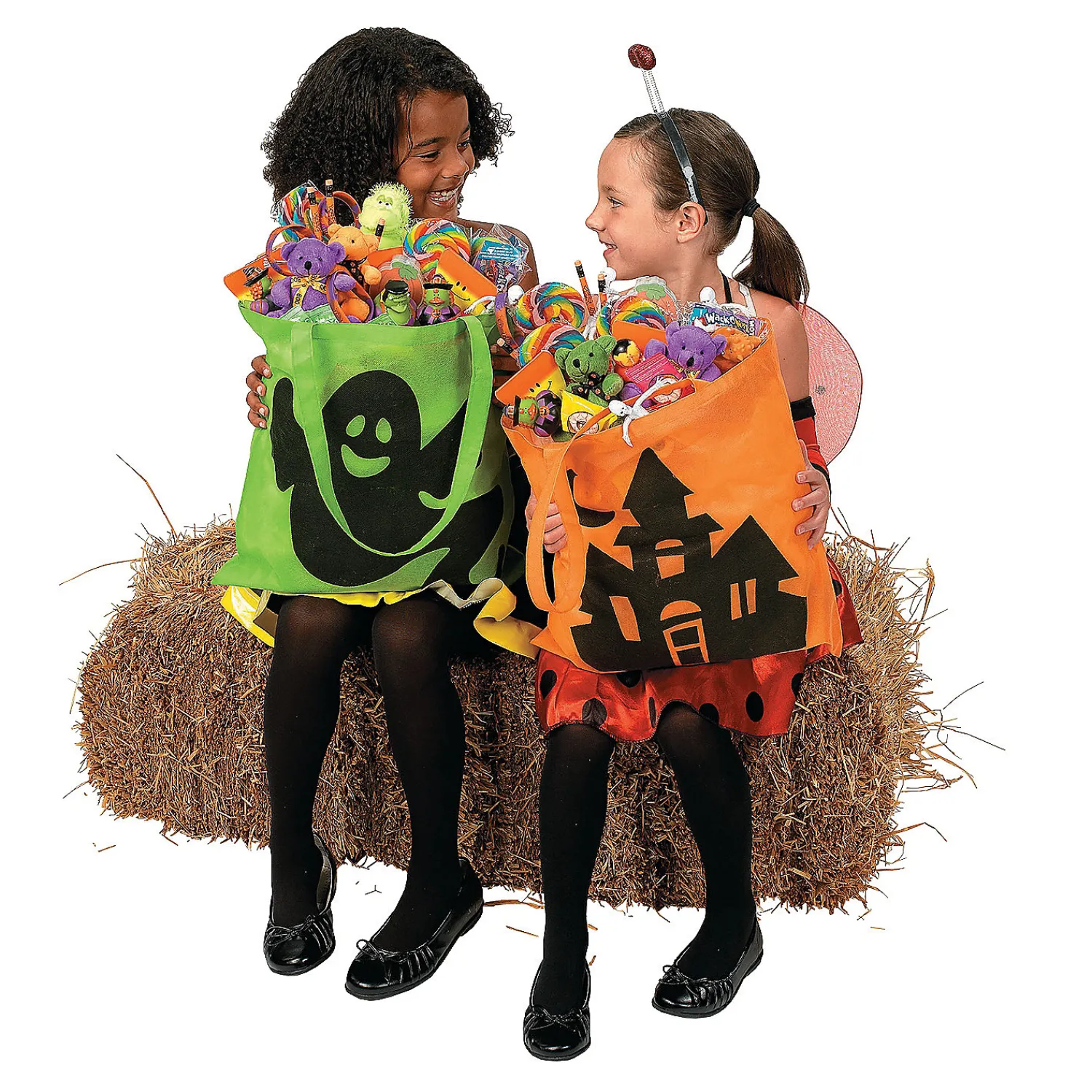 x__large_nonwoven_iconic_2.webp 15" X 17" Large Nonwoven Iconic Halloween Tote Bags - 12 Pc.<Oriental Trading Flash Sale
