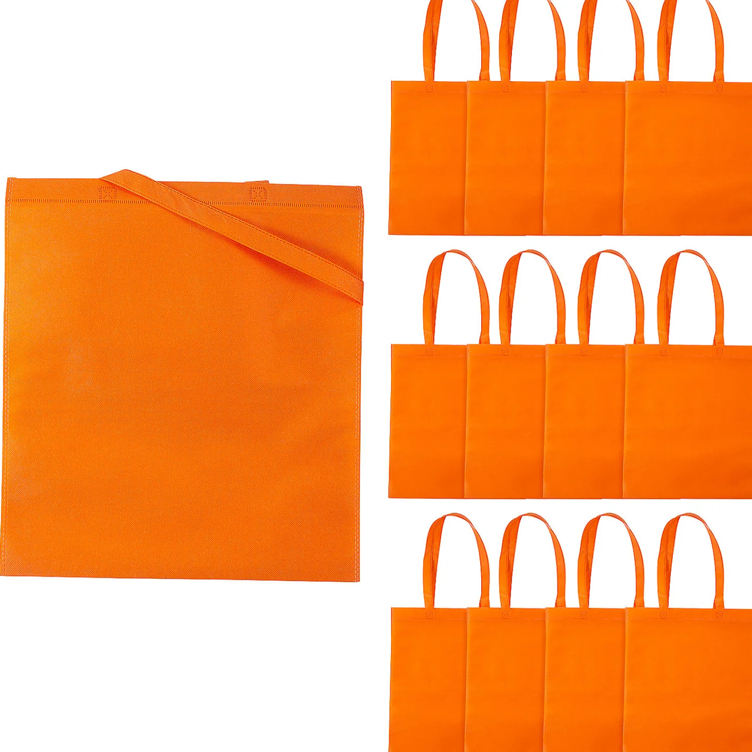 x__large_nonwoven_tote_b_0.webp 15" X 17" Large Nonwoven Tote Bags - 12 Pc.<Oriental Trading New