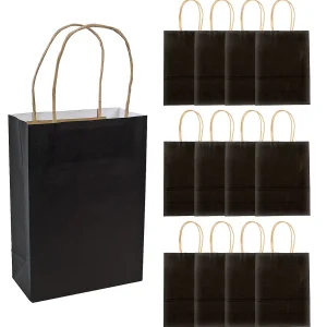 6 1/2" X 9" Medium Kraft Paper Gift Bags - 12 Pc.<Oriental Trading Best