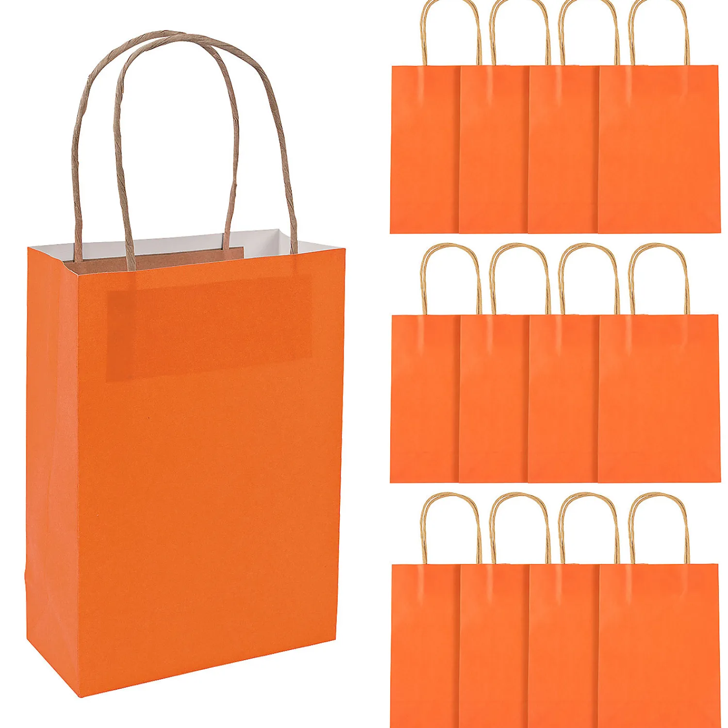 x__medium_kraft_paper_g_0.webp 6 1/2" X 9" Medium Kraft Paper Gift Bags - 12 Pc.<Oriental Trading Flash Sale