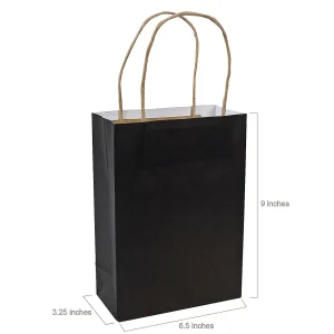 6 1/2" X 9" Medium Kraft Paper Gift Bags - 12 Pc.<Oriental Trading Best