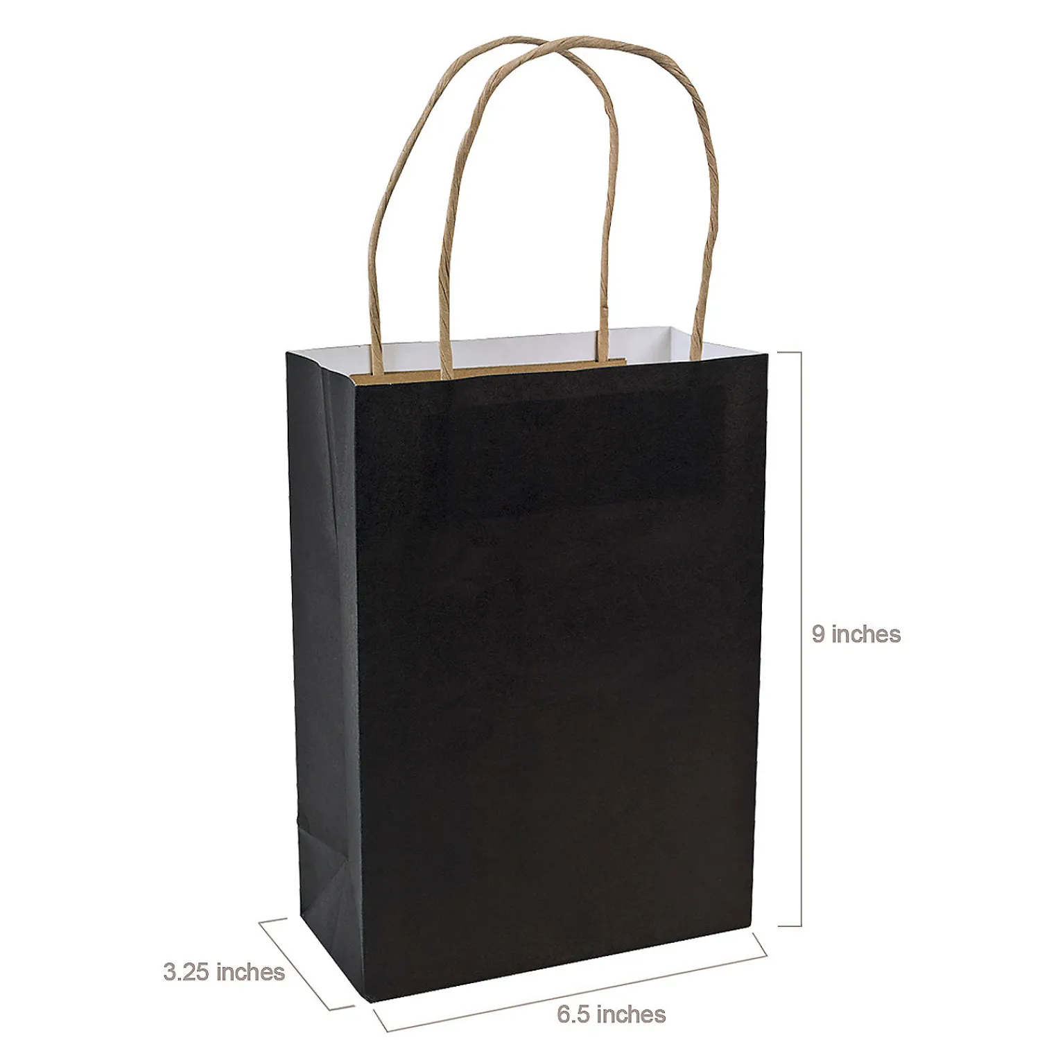 x__medium_kraft_paper_g_1.webp 6 1/2" X 9" Medium Kraft Paper Gift Bags - 12 Pc.<Oriental Trading Discount