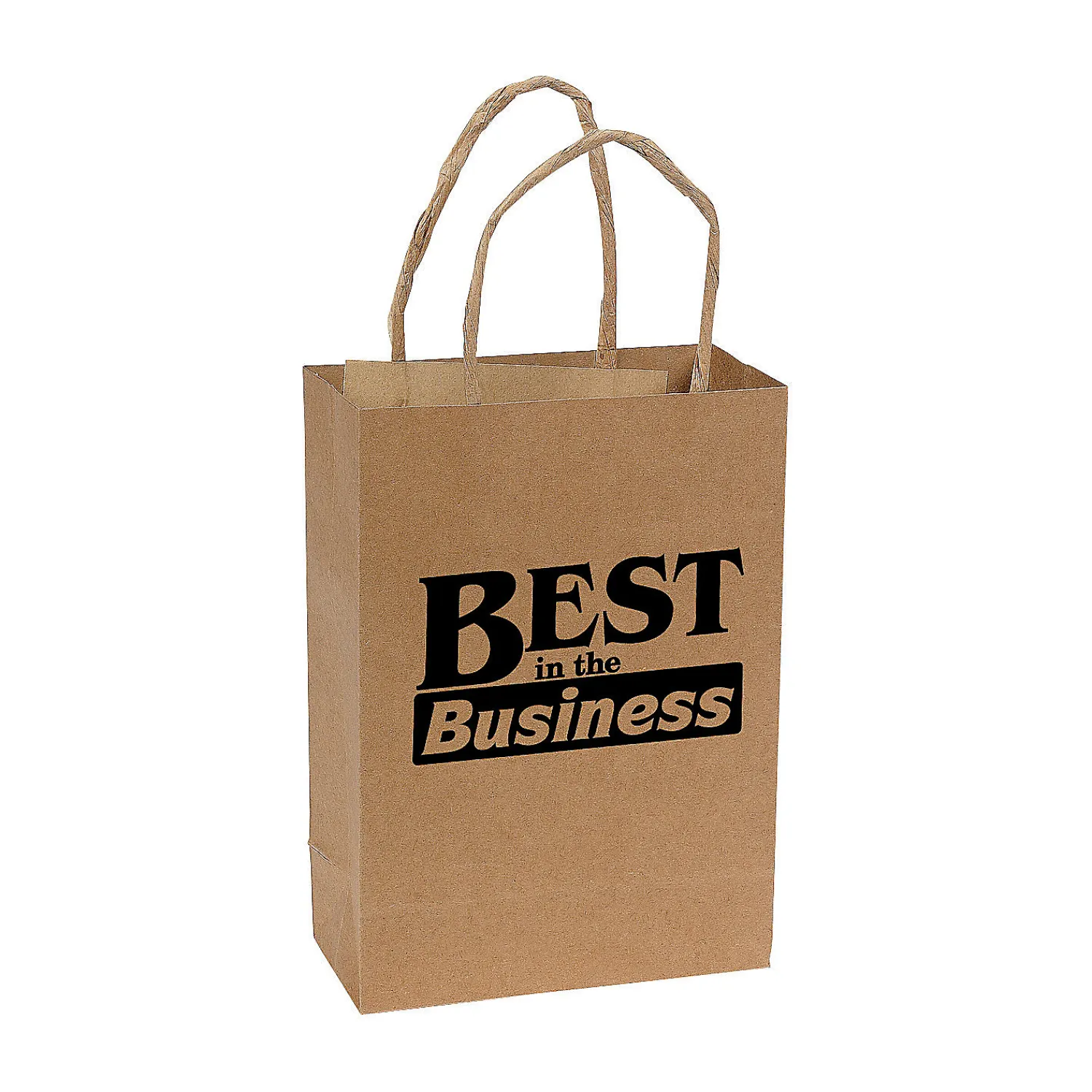 x__medium_kraft_paper_g_4.webp 6 1/2" X 9" Medium Kraft Paper Gift Bags - 12 Pc.<Oriental Trading Fashion