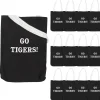 10 X 12 Personalized Medium Black Canvas Tote Bags - 12 Pc.<Oriental Trading Online