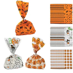 5" X 11" Spooky Halloween Cellophane Bag Assortment - 36 Pc.<Oriental Trading Hot