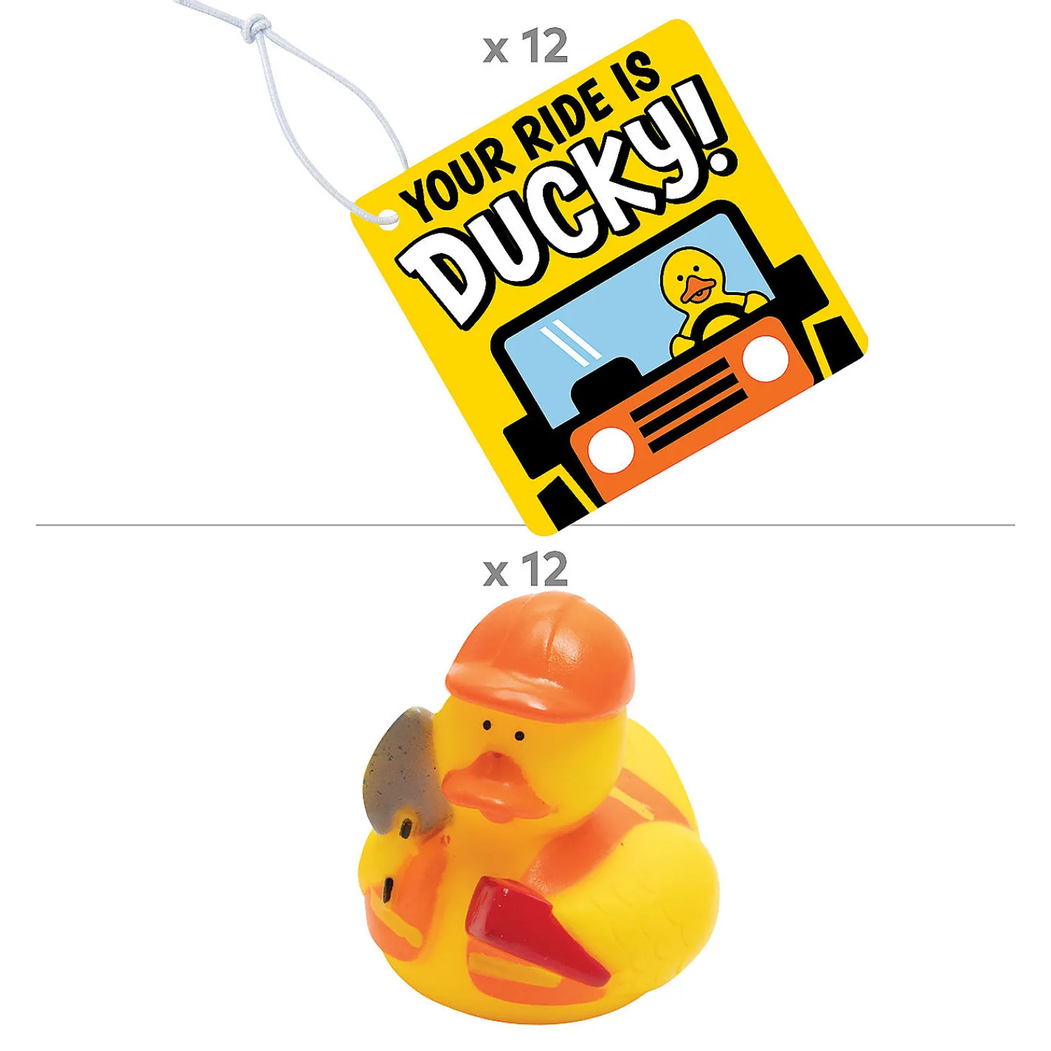 your_ride_is_ducky_constr_1.webp Oriental Trading Rubber Duckies*Your Ride Is Ducky Construction Kit For 12