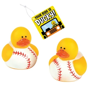 Oriental Trading Rubber Duckies*Your Ride Is Ducky Mini Baseball Kit For 24