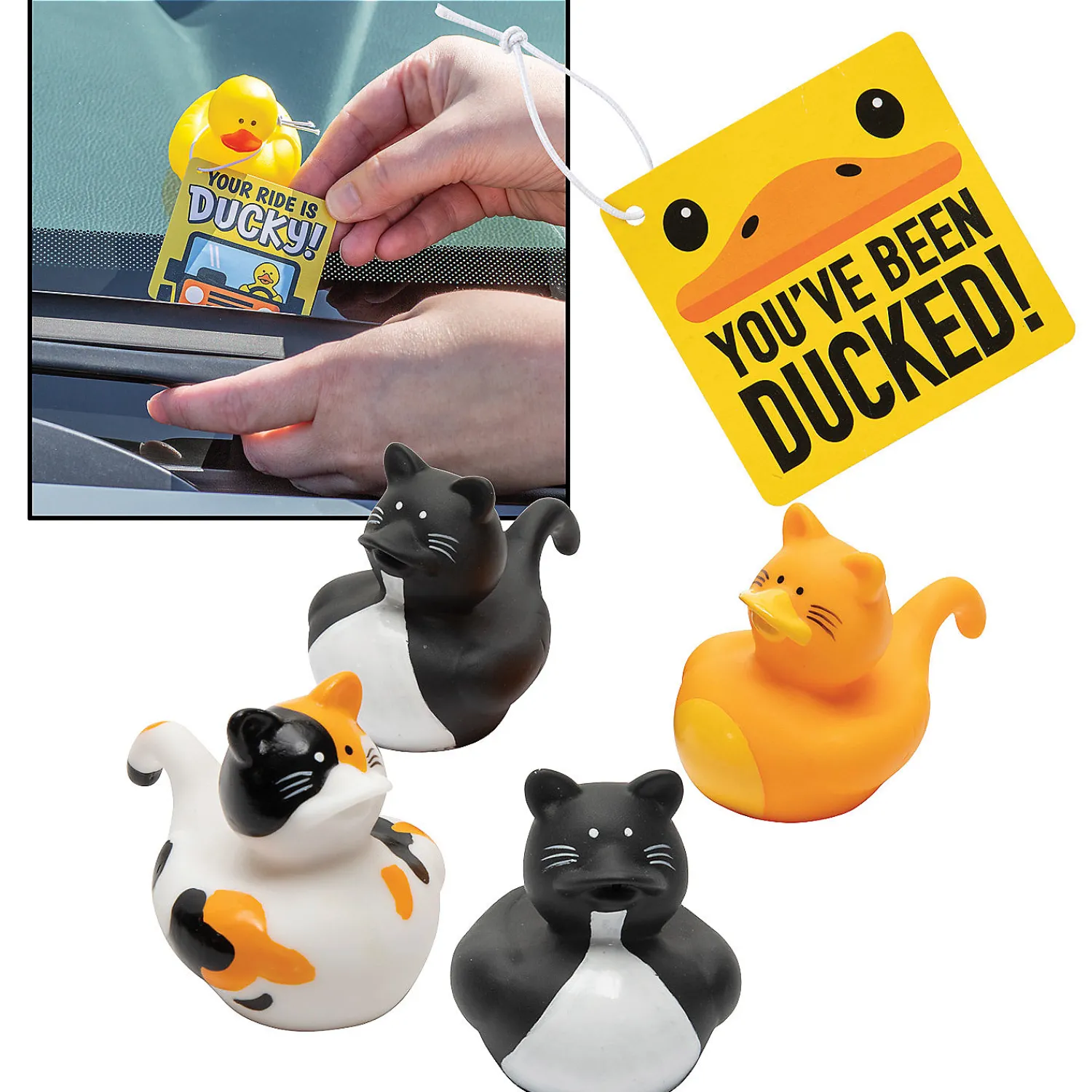 youve_been_ducked_cat_kit_0.webp Oriental Trading Rubber Duckies*You'Ve Been Ducked Cat Kit For 12